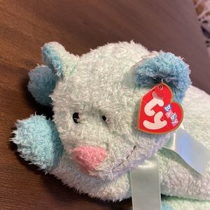 Baby TY Kittybaby Pillow Pals Vintage 2000 Rattle with Tag